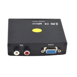 تبدیل VGA به HDMI فلزی + صدا + آداپتور برق رویال